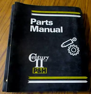 P&H OMEGA 35 40 45 50 Ton Rough Terrain Crane Parts Manual Book Harnischfeger • $71.99