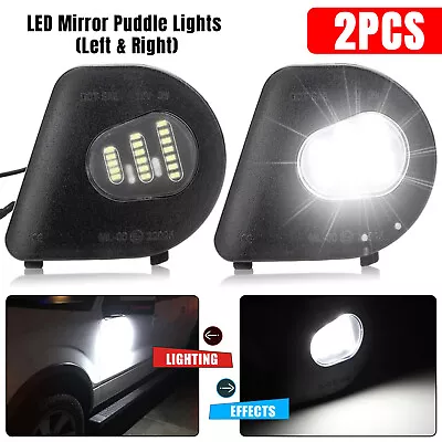 LED Side Towing Mirror Puddle Light For Dodge Ram 10-19 1500 2500 3500 4500 5500 • $11.98
