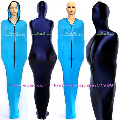 Unisex Mummy Suit Costumes 23 Color Spandex Body Bags Sleeping Bag Bodysuit F820 • $19.91