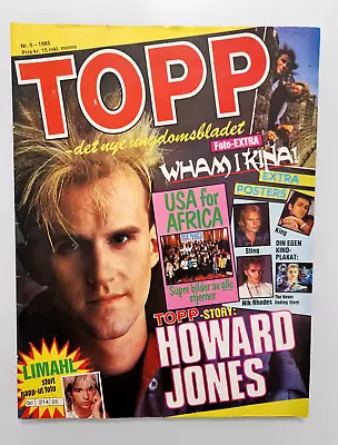  TOPP  - 5/1985 - LimahlWhamSladeAnnie LennoxHoward JonesBoy GeorgeRocky • $60