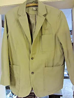 Duluth Trading Post Men's Sport Hiking Hunting Jacket Canvas Pockets 38-40 • $49