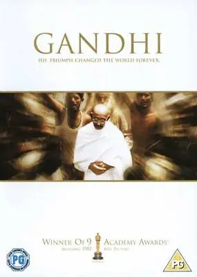 Gandhi Starring Ben Kingsley John Gielgud Rohini Hattangadi (DVD) • £2.25