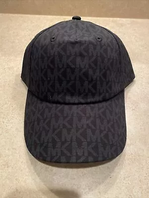 NEW - MICHAEL KORS Monogram MK Logo Black/Gray Baseball Cap • $23.99