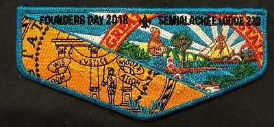 Semialachee Oa Lodge 239 Suwanee River Area Noac 2018 Founders Flap Only 50 Made • $64.92