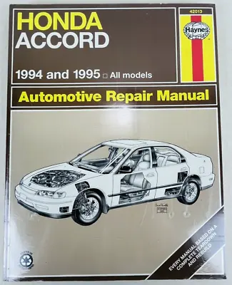 New Honda Accord 1994 Thru 1995 Haynes Repair Manual 42013 • $16.19