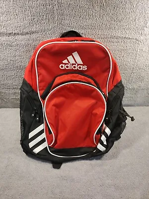 Adidas Red Climacool Fresh Pak Black White Load Spring Backpack Soccer Sports • $37.99