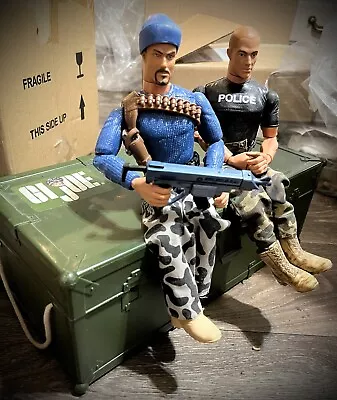 Vintage G.I. Joe Figures (Police) With Locker • $18