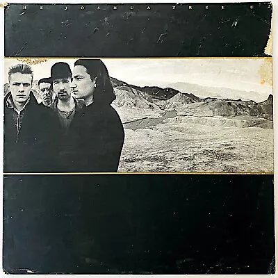 U2 - The Joshua Tree - 1987 Uk Lp Vinyl Album Release Prs Press - U26 - Vg+/g+ • £22