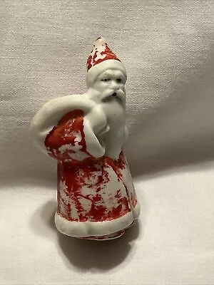 Rare Antique Germany Xmas Putz 2.5” Santa Claus Toy Sack Figurine Ornament 8434 • $69.99