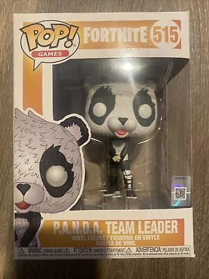 Funko Pop Games Fortnite - P.a.n.d.a. Team Leader #515 Panda Damaged Packaging • £9.63