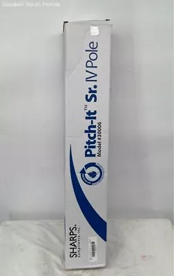 Sharps Model #30006 Pitch-It Sr. Portable Collapsible IV Pole In Box • $25.99