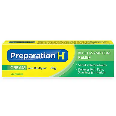 Preparation H Cream(25g) With Bio-Dyne Hemorrhoid Multi-Symptom Pain Relief ... • $18.99