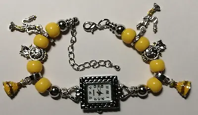 BELLE / BEAUTY AND THE BEAST Watch Bracelet With 6 Silver Charms • £14.99
