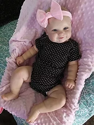 24'' Reborn Dolls Vinyl Silicone Realistic Newborn Baby Toddler Lovely • $69.99