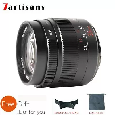 7artisans 35mm F0.95 Large Aperture Lens For Sony E Canon EOS Nikon Fuji X M4/3 • £136