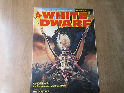 White Dwarf Mag Magazine Rpg Vgc Tsr Merp Gurp Ad&d Dungeon Dragon Gdw Issue 77 • £5