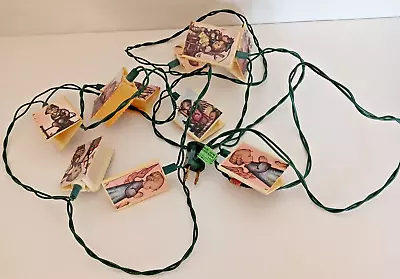 Vintage CHRISTMAS STRING Lights 10 Children Wonderer Praying Made In Taiwan WORK • $34.95