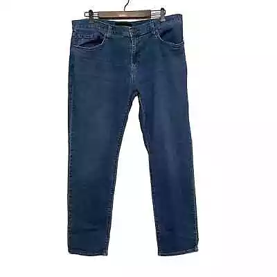 J. Brand Kane 32  Straight Fit Jeans Men Size 38 Medium Wash Blue Cotton Stretch • $25.49