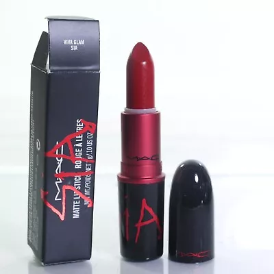 Authentic NEW MAC Matte Lipstick VIVA GLAM SIA RED *Limited Edition* Full Size • $17.99
