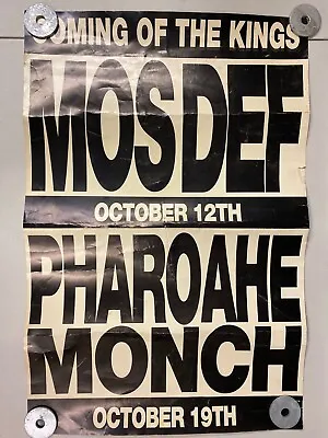 Mos Def Pharoahe Monch Promo Poster - Rawkus! Coming Of The Kings • $52.27