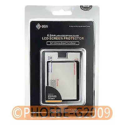 GGS IV 0.5mm Self-Adhesive Glass LARMOR Screen Protector GGS4 For Nikon D3100 • $10.57