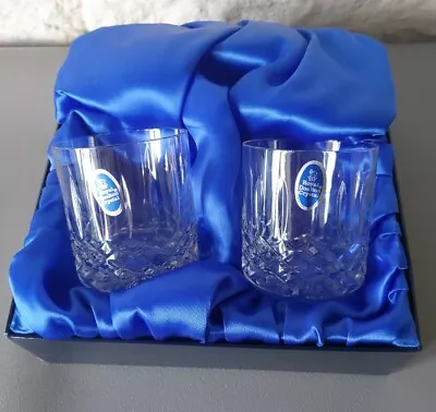 £20 • Buy 2 Royal Doulton Crystal Whisky Glasses Or Tumblers - 30% Full Lead Crystal - BN