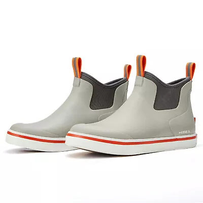 HISEA Men Ankle Deck Boots Waterproof Anti-Slip Sport Rain Fishing Boots Chelsea • $52.99