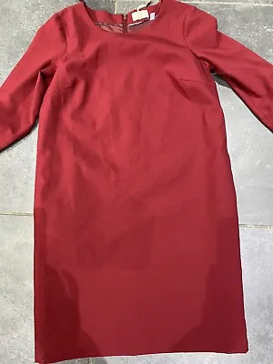 £4.99 • Buy Ladies Maroon  Dress From Bay Trading. Size 12 B New