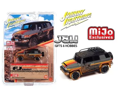 Johnny Lightning Toyota FJ Cruiser 2007 Grey Muddy JLCP7417 1/64 • $8.99