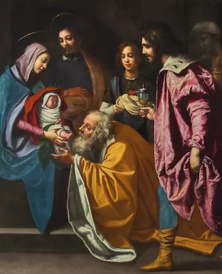 The Adoration Of The Magi | Felice Ficherelli | 1630 Renaissance Biblical Print • $21.95