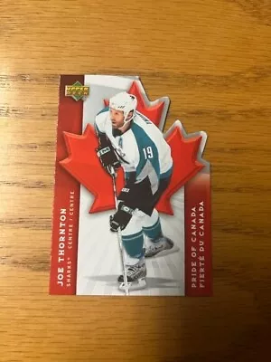 2007-08 Joe Thornton Upper Deck McDonald's Pride Of Canada Hockey Card - #PC3 • $2.25