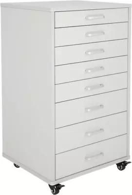 Medical Dental Assistant's Mobile Cabinet Alabama Cart Utility 7 White  • $618.95