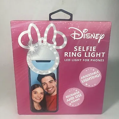 Disney Mickey Minnie Mouse Selfie Cell Phone Ring Light Sealed • $8.99