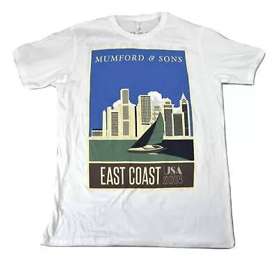 Mumford & Sons Mens East Coast 2013 Tour White Shirt New S 2XL • $9.99