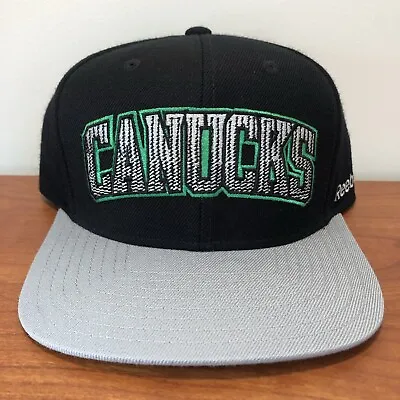 Vancouver Canucks Hat Baseball Cap Snapback NHL Hockey Reebok Retro Vintage • $14