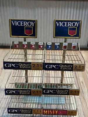 Viceroy CIGARETTE METAL STORE COUNTER DISPLAY RACK 6 Wire Shelves  • $34.95