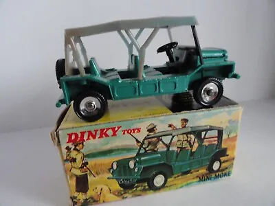 Dinky Toys Austin Mini Moke 342 Rare Mettalic Green Original Model Original Box • $85.79
