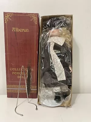 Alberon Collectable Porcelain Doll PAULA - Comes With Original Box And Stand • $20.23