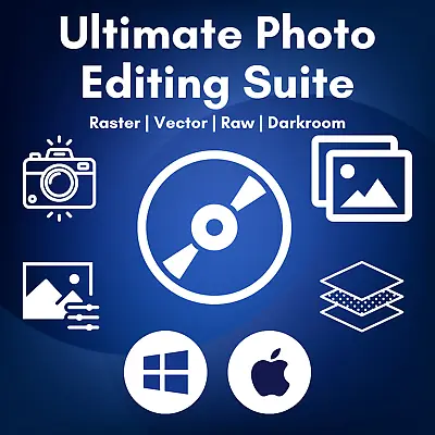 Ultimate Photo Editing Software Suite For Windows On DVD | Digital Image Editor • $18.99