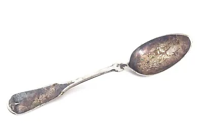 Antique Old Silver Plated Spoon Signed 1834 J. Russell & Co 5-3/4  • $9.74