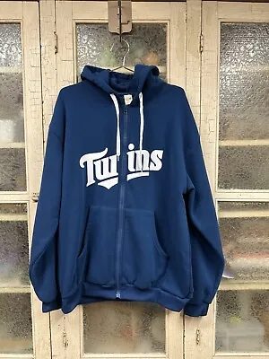 Minnesota Twins XL Hoodie Sweatshirt MLB Baseball Navy Ford • $14.99