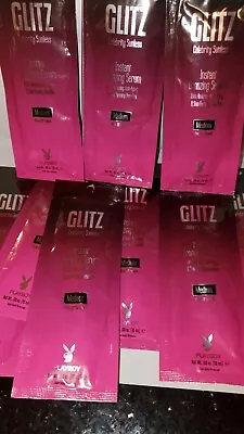$25 • Buy 100 Packet Lot WHOLESALE Playboy Glitz Sunless Instant Bronzing Tanning Lotion
