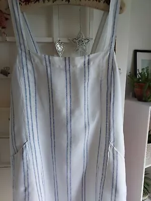 £15 • Buy Beautiful Laura Ashley Linen Summer Dress 22