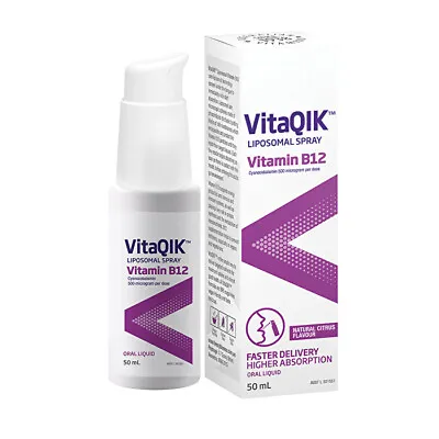 NEW Skincare Henry Blooms VitaQIK Liposomal Spray Vitamin B12 Oral Liquid 50ml • $47.04