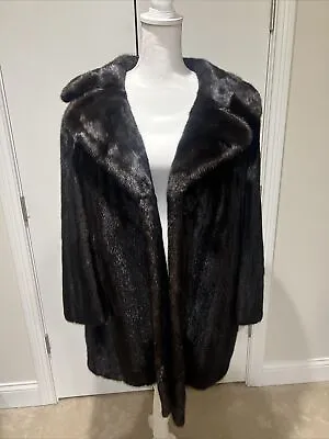 Mahogany Vintage Mink Coat. New Unworn- Size Lg. Beautiful Unworn! • $299