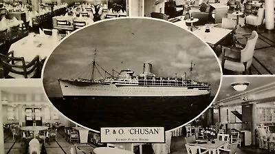 RPPC Chusan UK Postcard Early 1900s Rare British P&O Steam Ship Ocean Liner  • $23.77