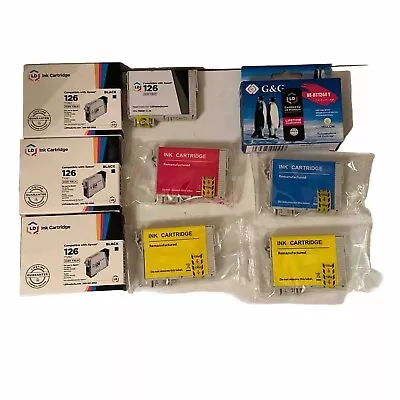 9x Epson 126 Ink Nx330 430 Wf 60 435 520 545 630 633 635 645 840+ • $24.99