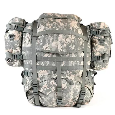 USGI MOLLE II Large Rucksack Complete With Sustainment Pouches UCP / ACU Camo • $76.85