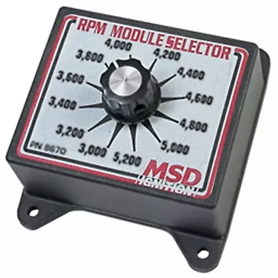 MSD RPM Module Selector Switch 3.0K - 5.2K - 8670 • $124.78