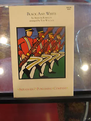 Black And White Arkin Robinson  Marching Band Sheet Music  • $9.95